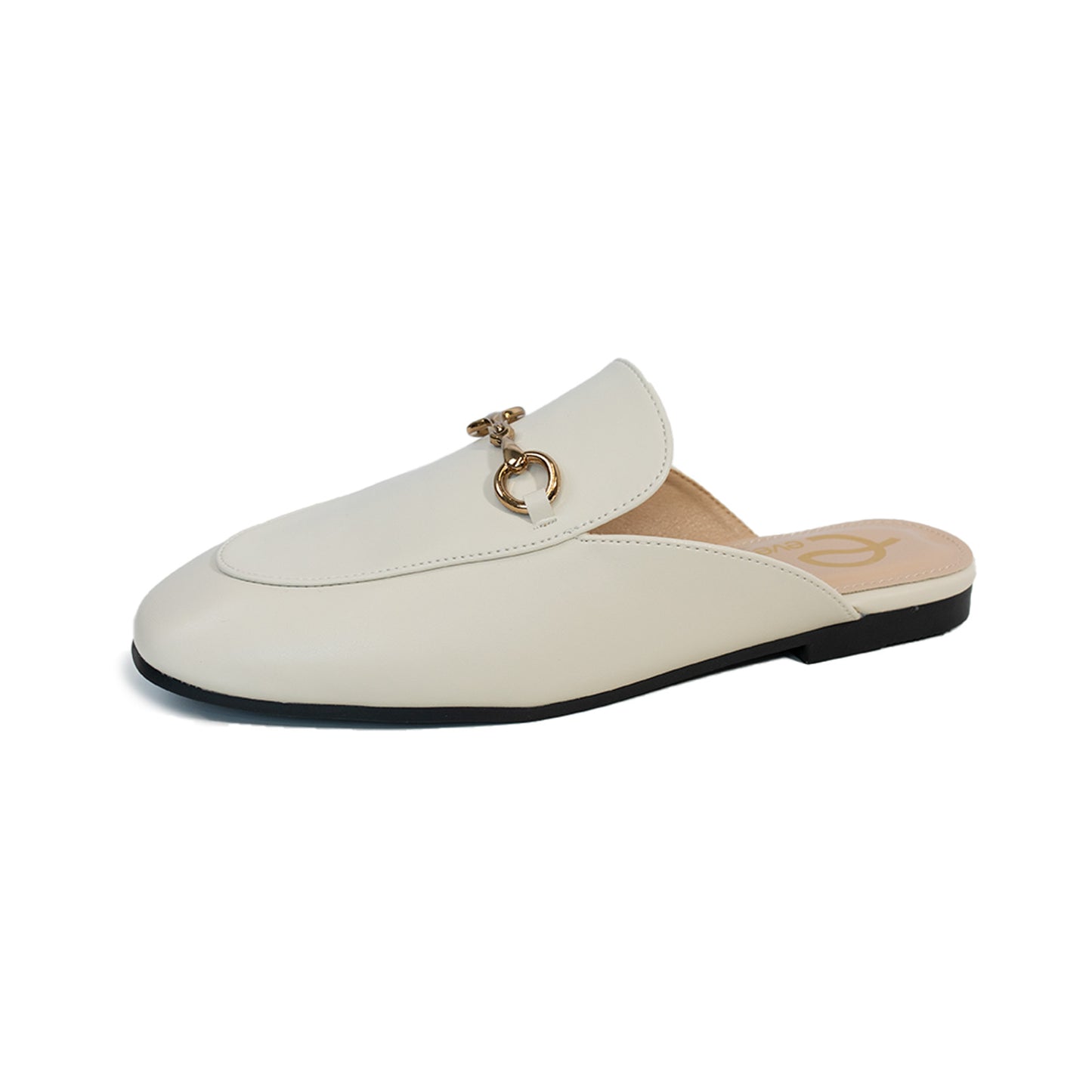 8001 Prince Mules Pointed Toe Snaffle-Trim Backless Loafers