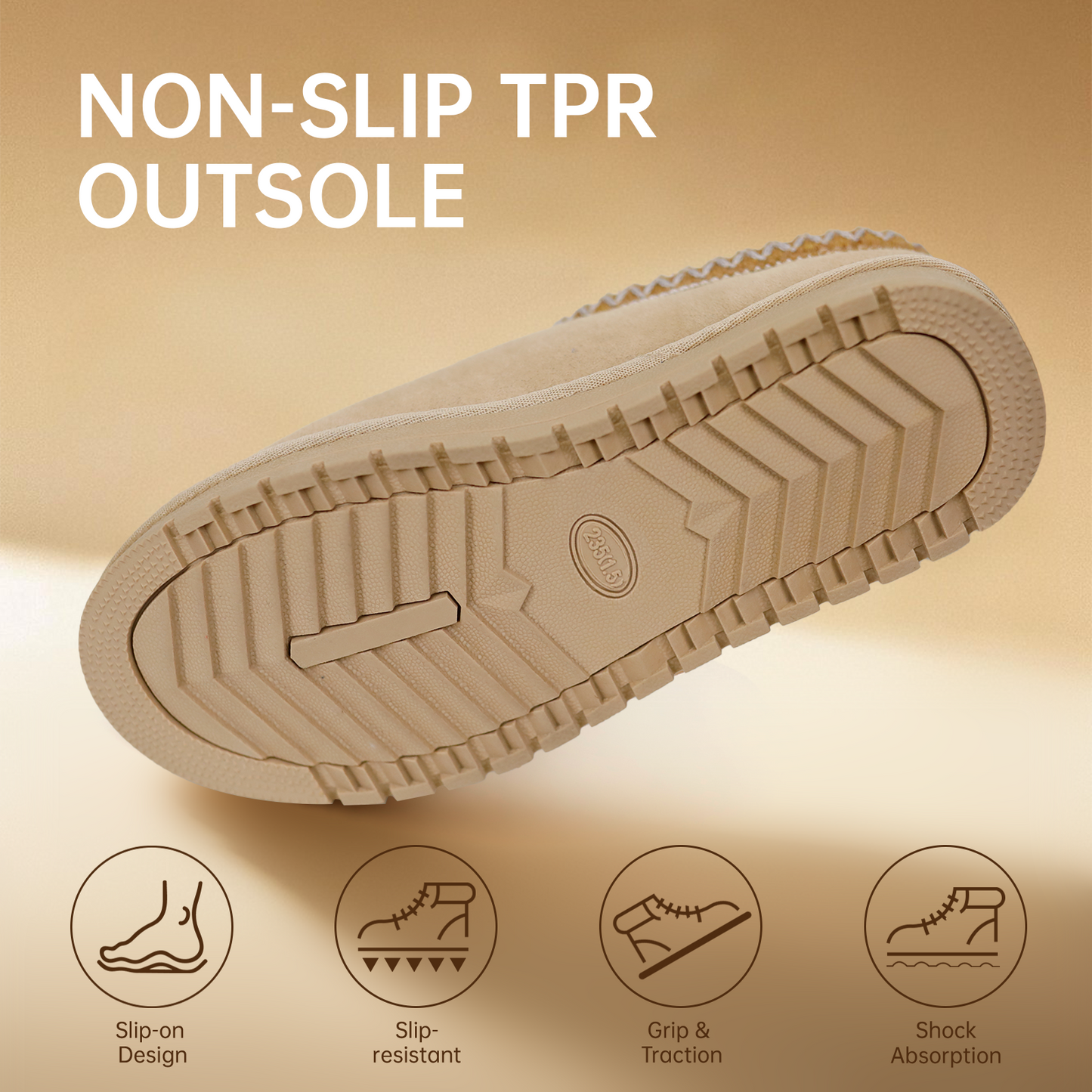 2409 Suede Braided Fluffy Slip-on Slipper Shoes