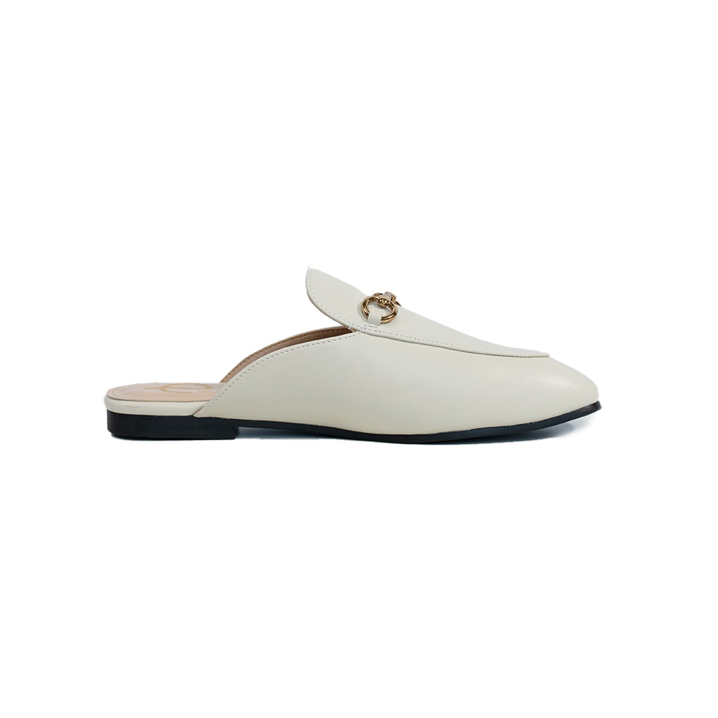 8001 Prince Mules Pointed Toe Snaffle-Trim Backless Loafers