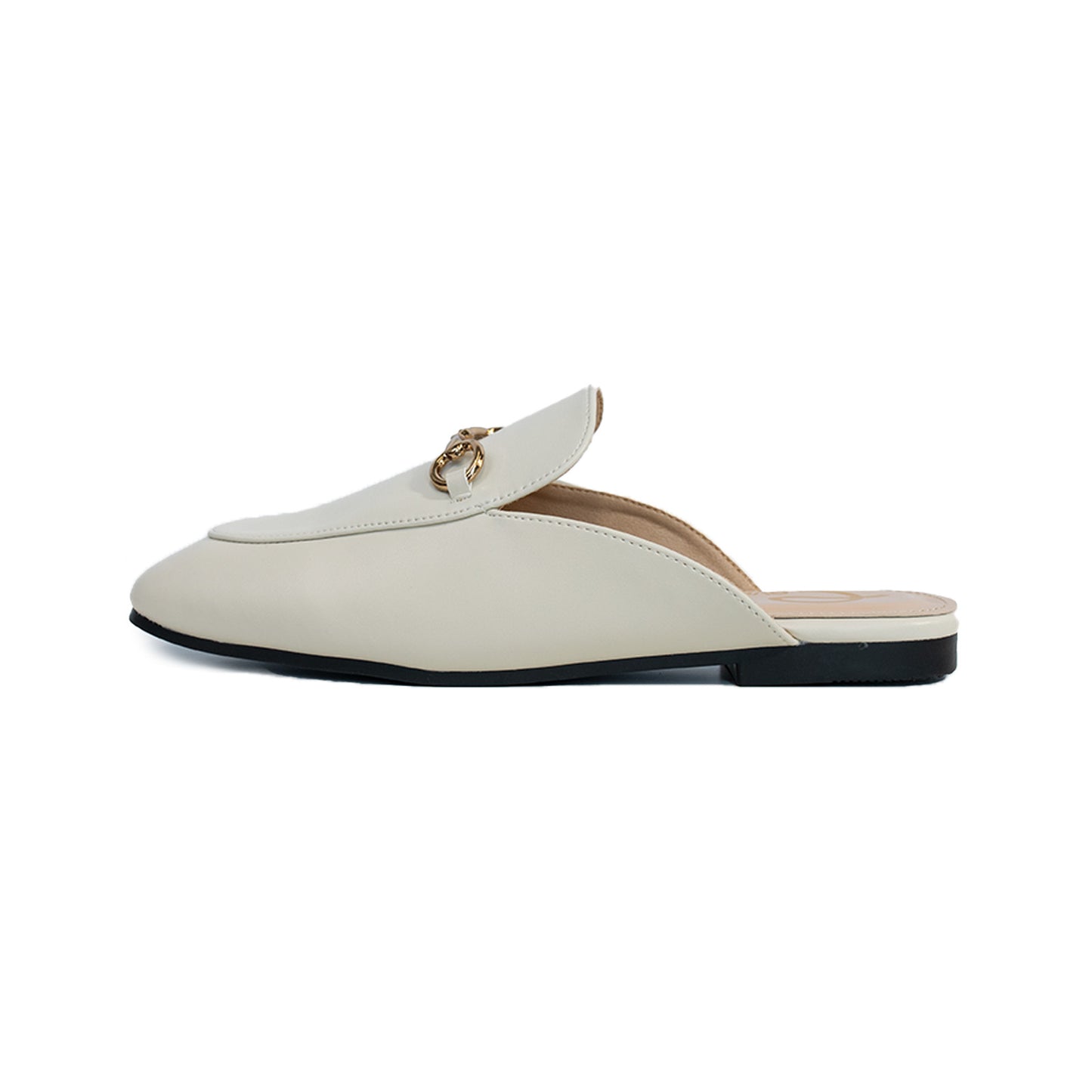8001 Prince Mules Pointed Toe Snaffle-Trim Backless Loafers