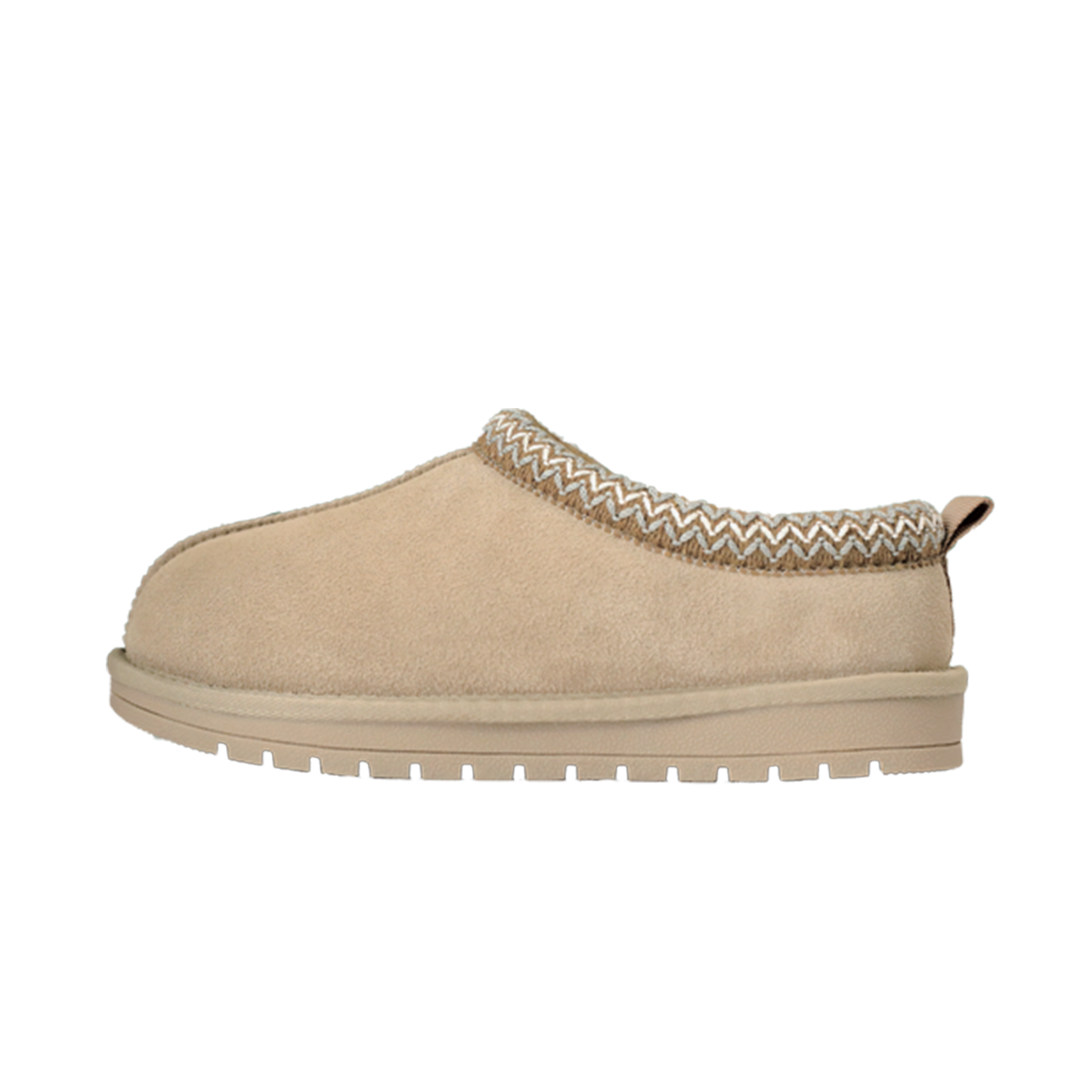 2409 Suede Braided Fluffy Slip-on Slipper Shoes