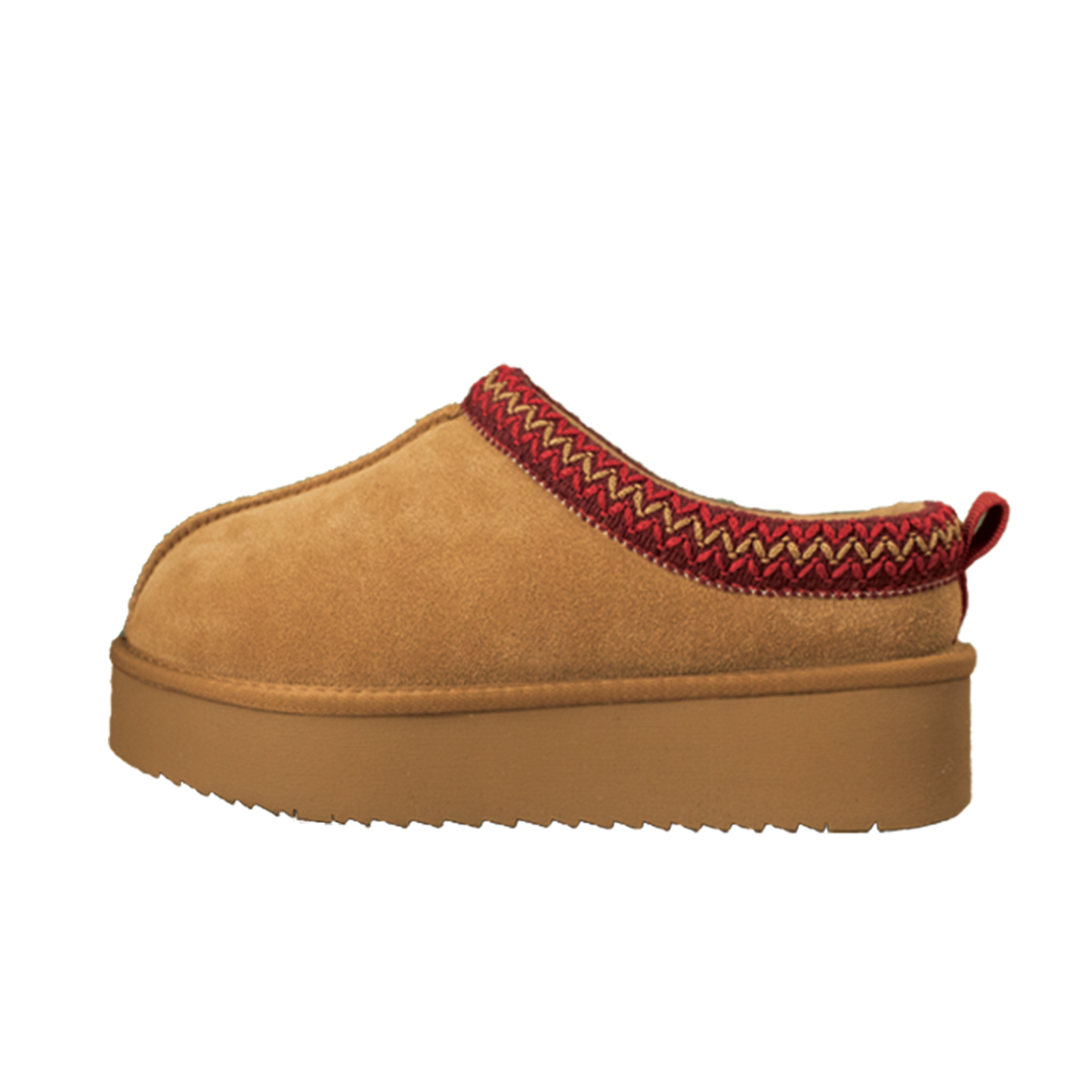 2410 Platform Suede Braided Fluffy Slipper Shoes
