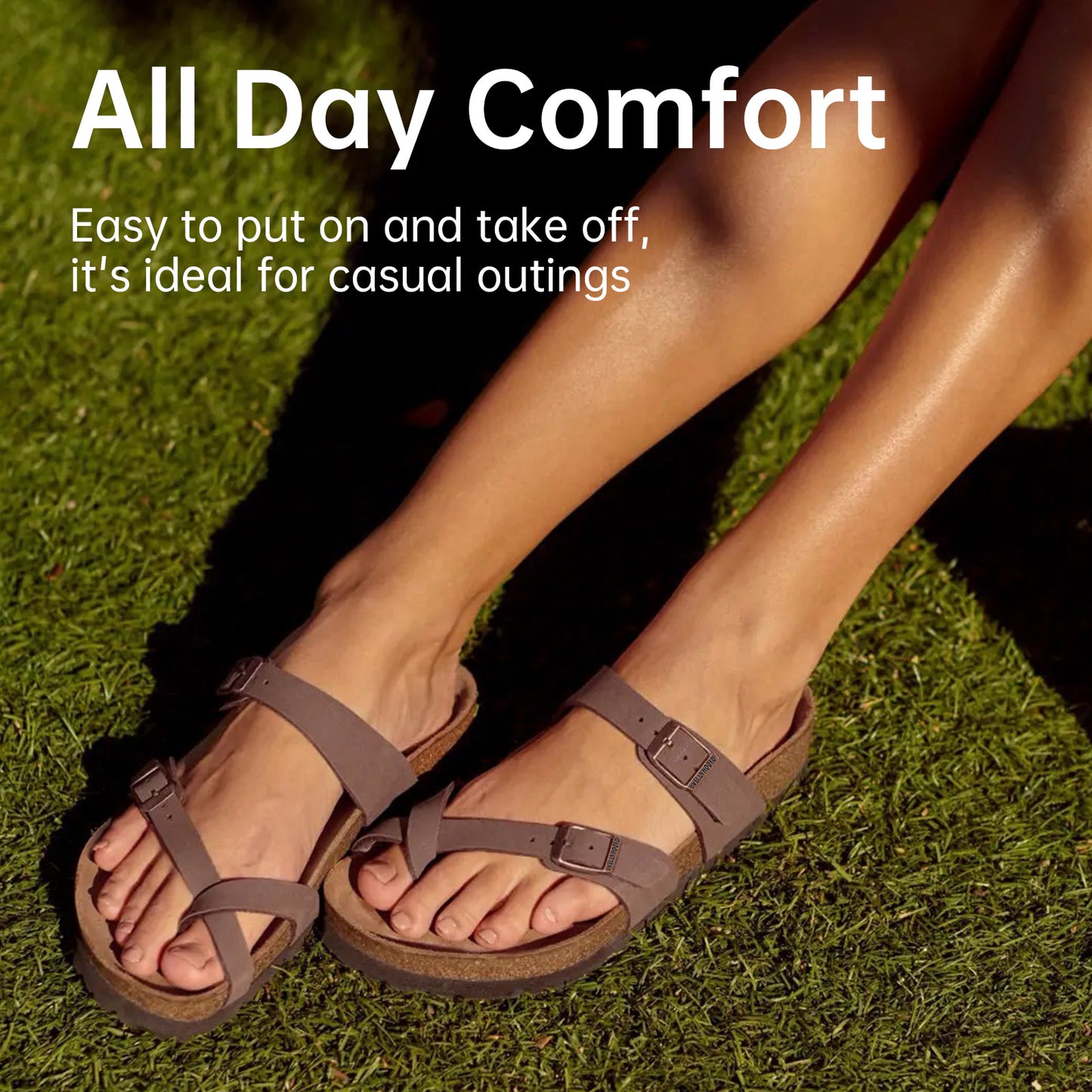 2502 Cork Footbed Flip Flop Sandals with Arch Support