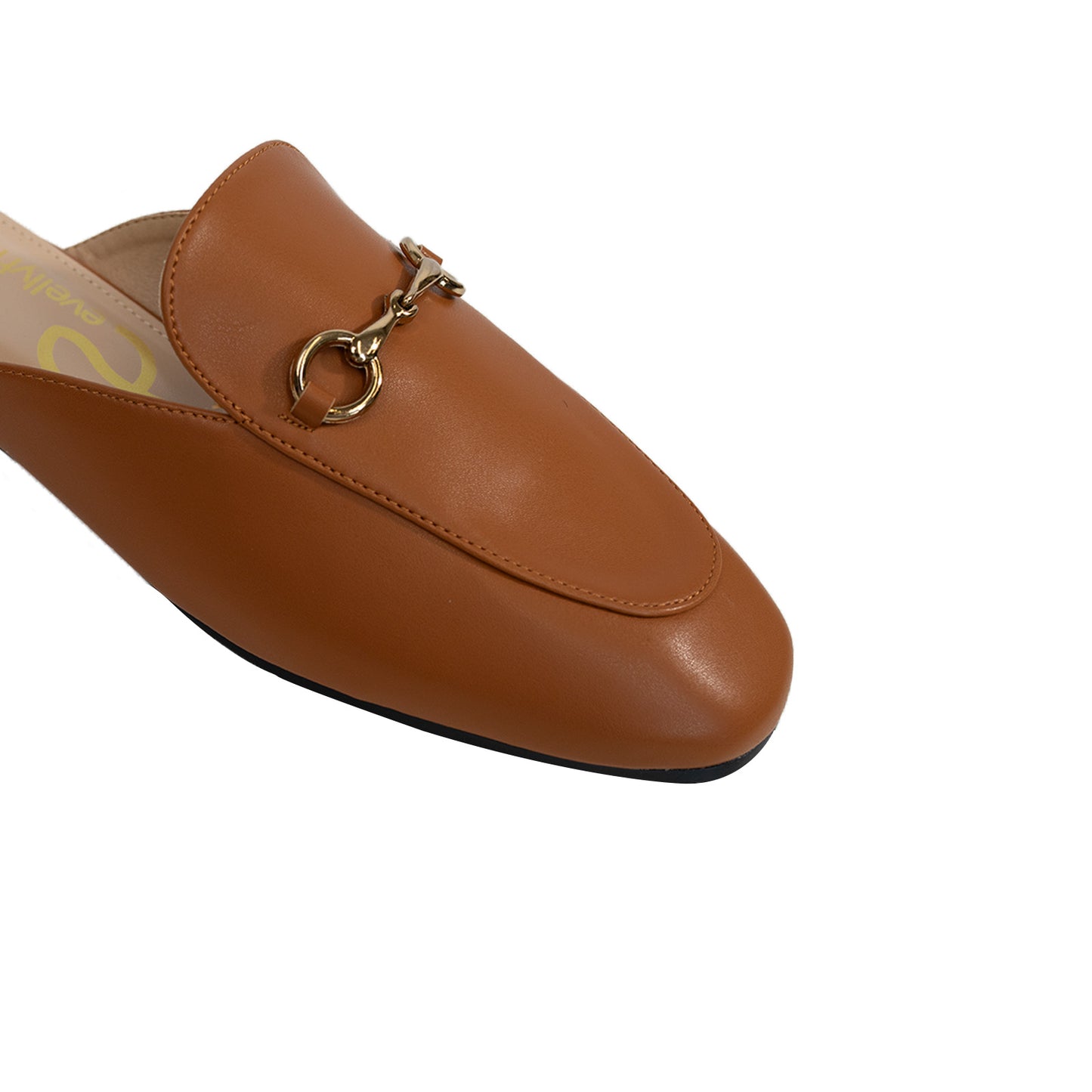 8001 Prince Mules Pointed Toe Snaffle-Trim Backless Loafers
