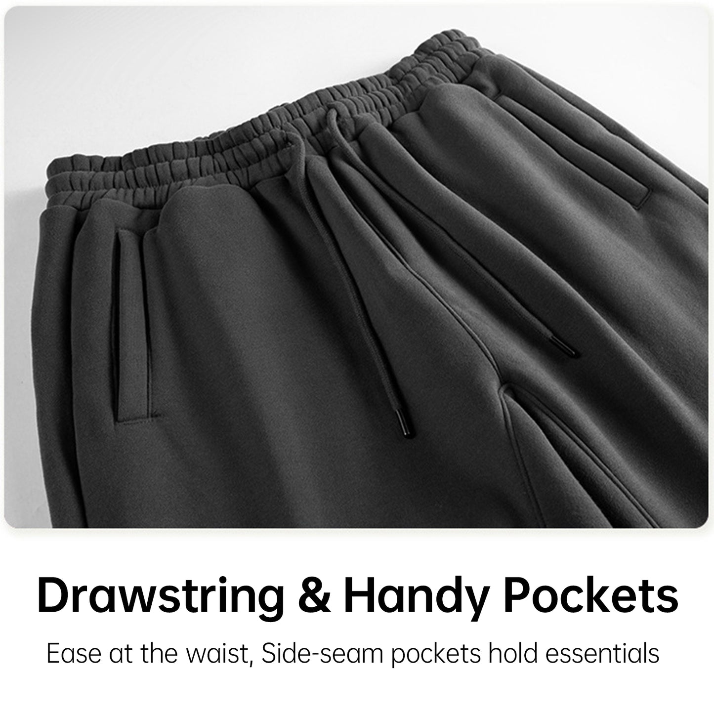 600GSM Straight Fleece Sweatpants