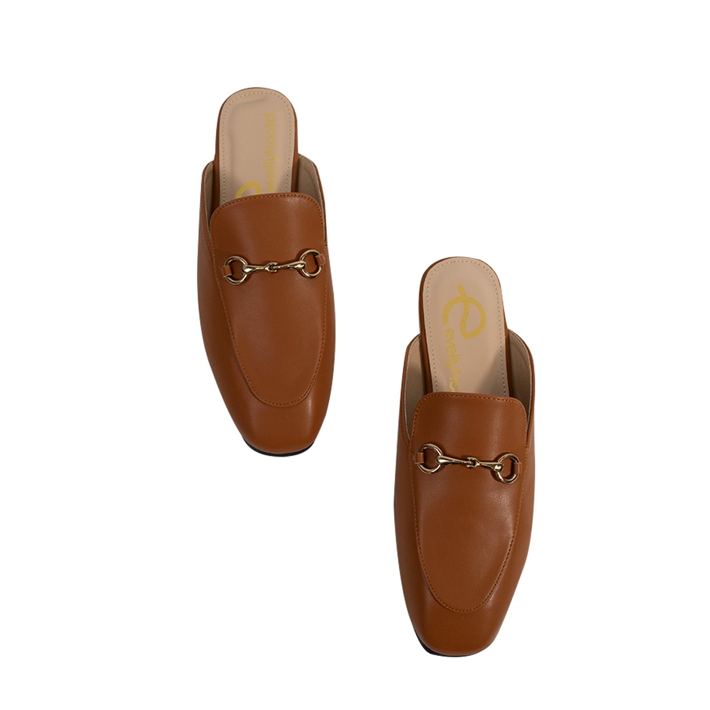 8001 Prince Mules Pointed Toe Snaffle-Trim Backless Loafers
