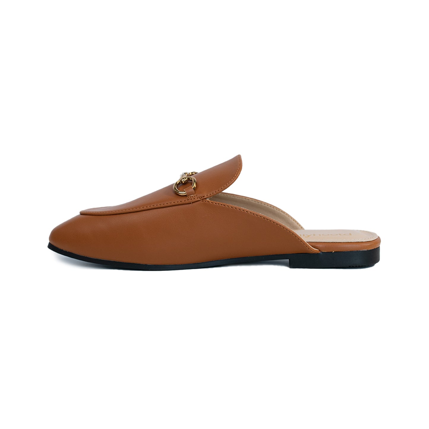 8001 Prince Mules Pointed Toe Snaffle-Trim Backless Loafers