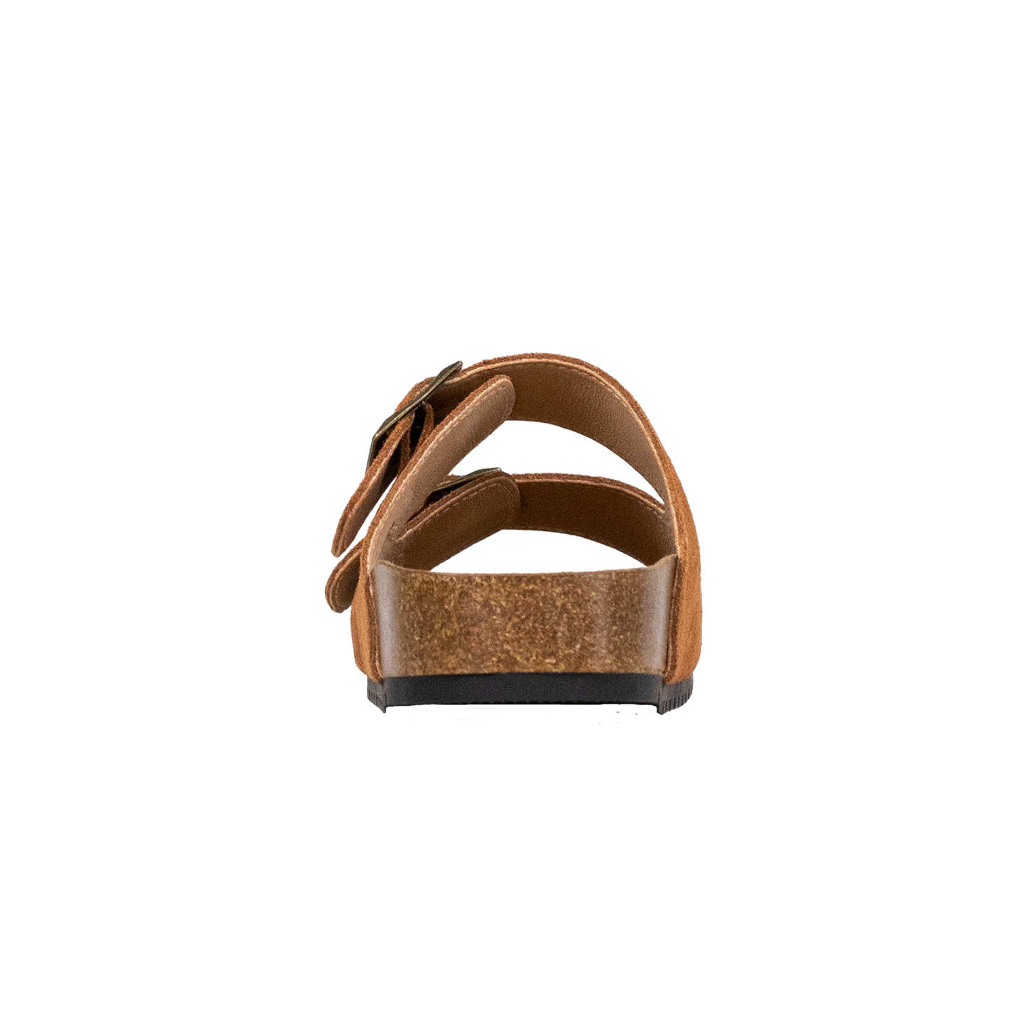 8333 Open Toe Suede Dual Buckle Sandals