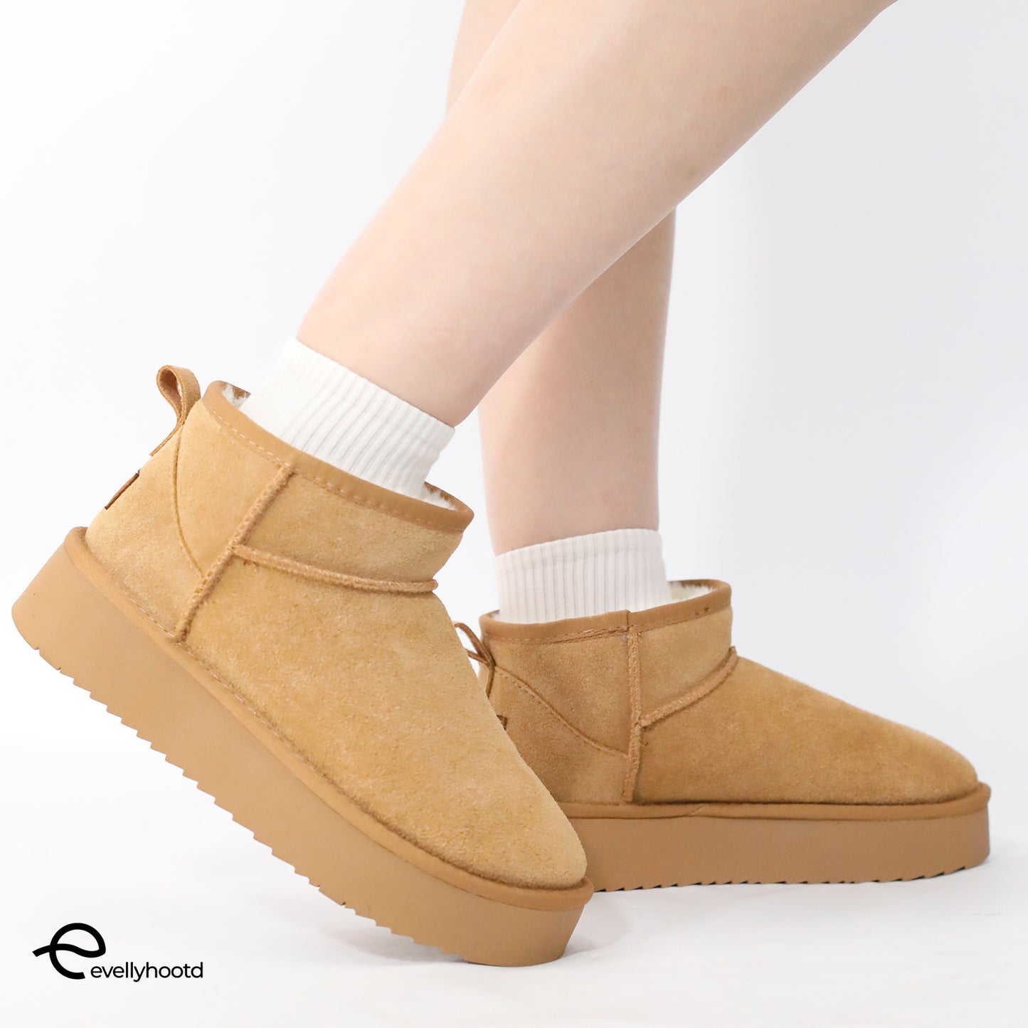 2422 Platform Classic Ankle Snow Boots