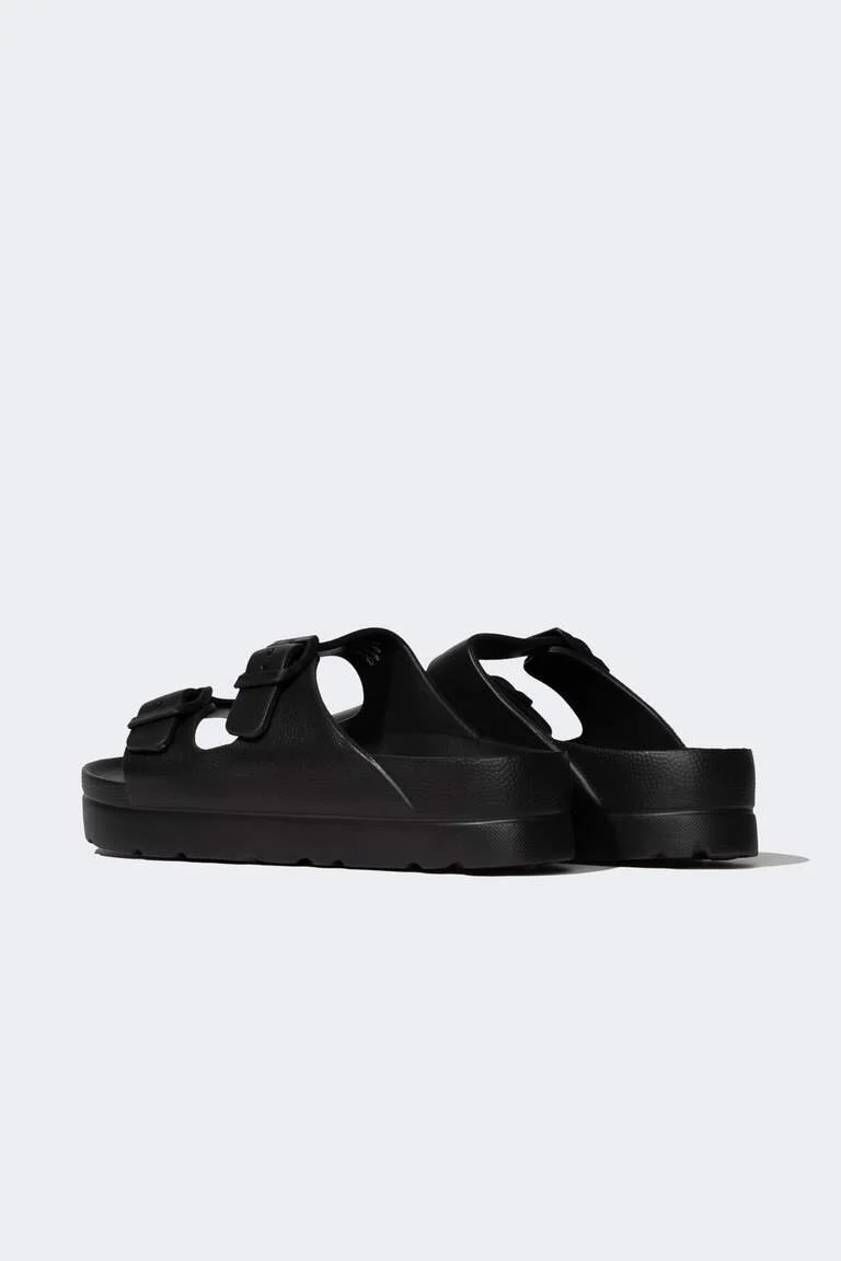 Platform EVA Dual Buckle Beach Slides