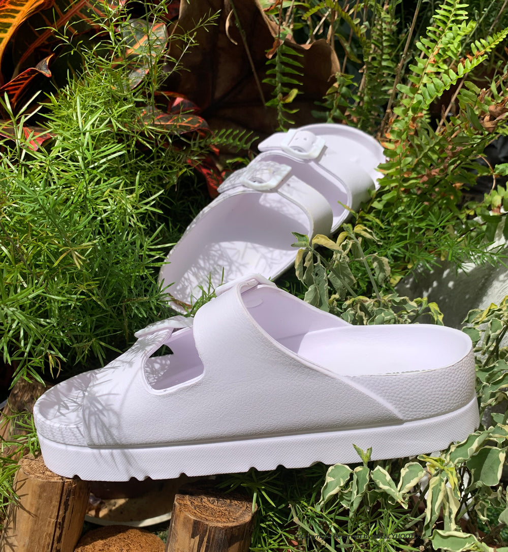 Platform EVA Dual Buckle Beach Slides