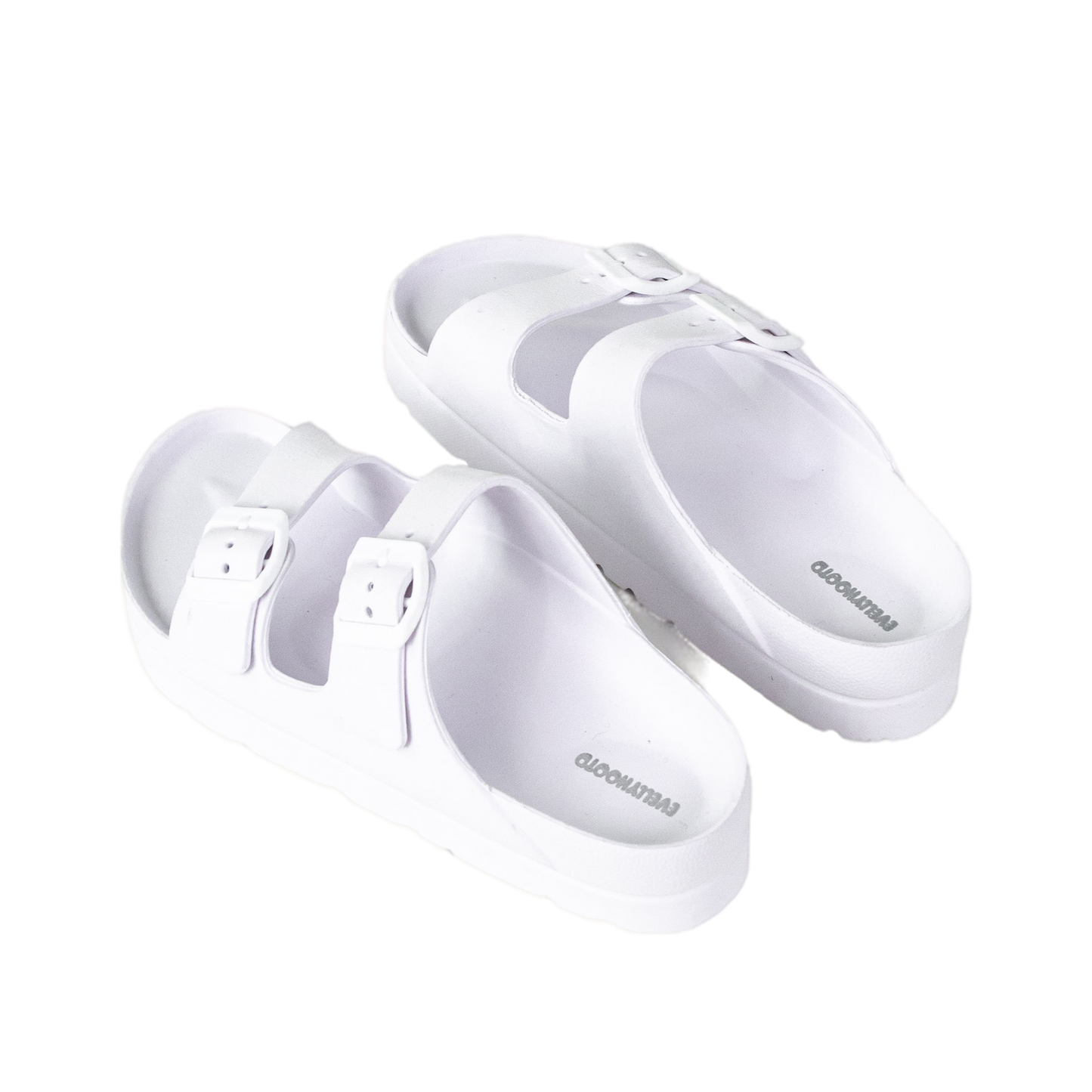 Platform EVA Dual Buckle Beach Slides