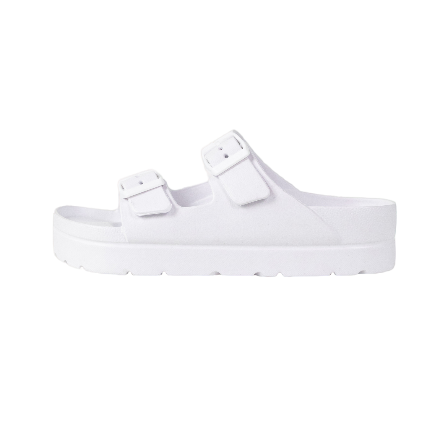 Platform EVA Dual Buckle Beach Slides