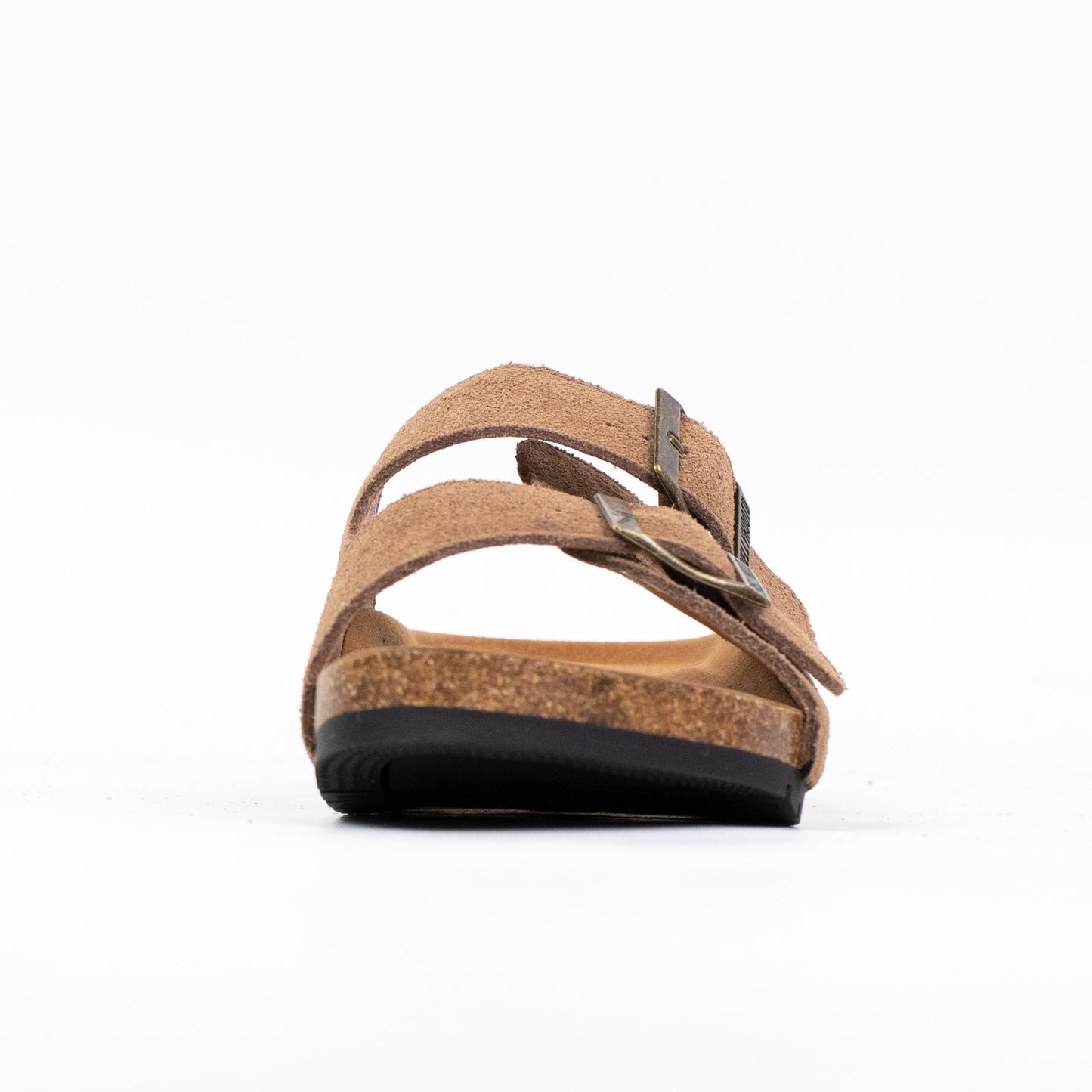 8333 Open Toe Suede Dual Buckle Sandals