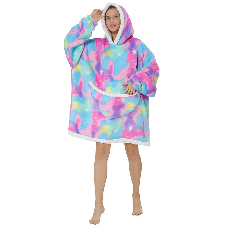 Winter Warm Hoodie Blanket Oversized Pajamas Unisex Oversized Giant