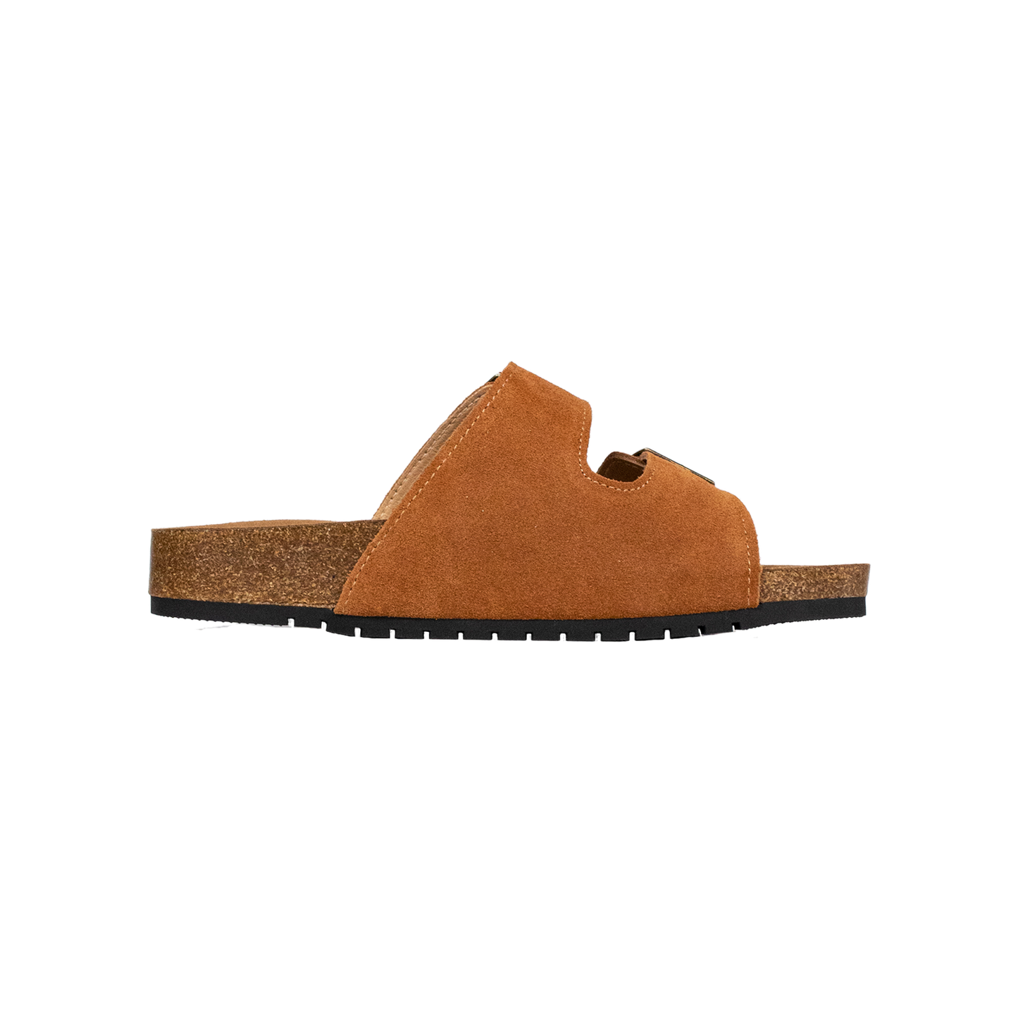 8333 Open Toe Suede Dual Buckle Sandals