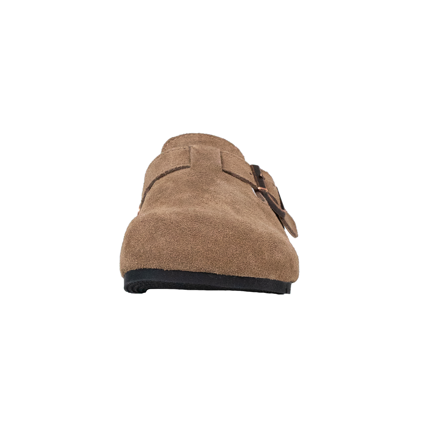 8555 Closed Round Toe Suede Cork Clogs