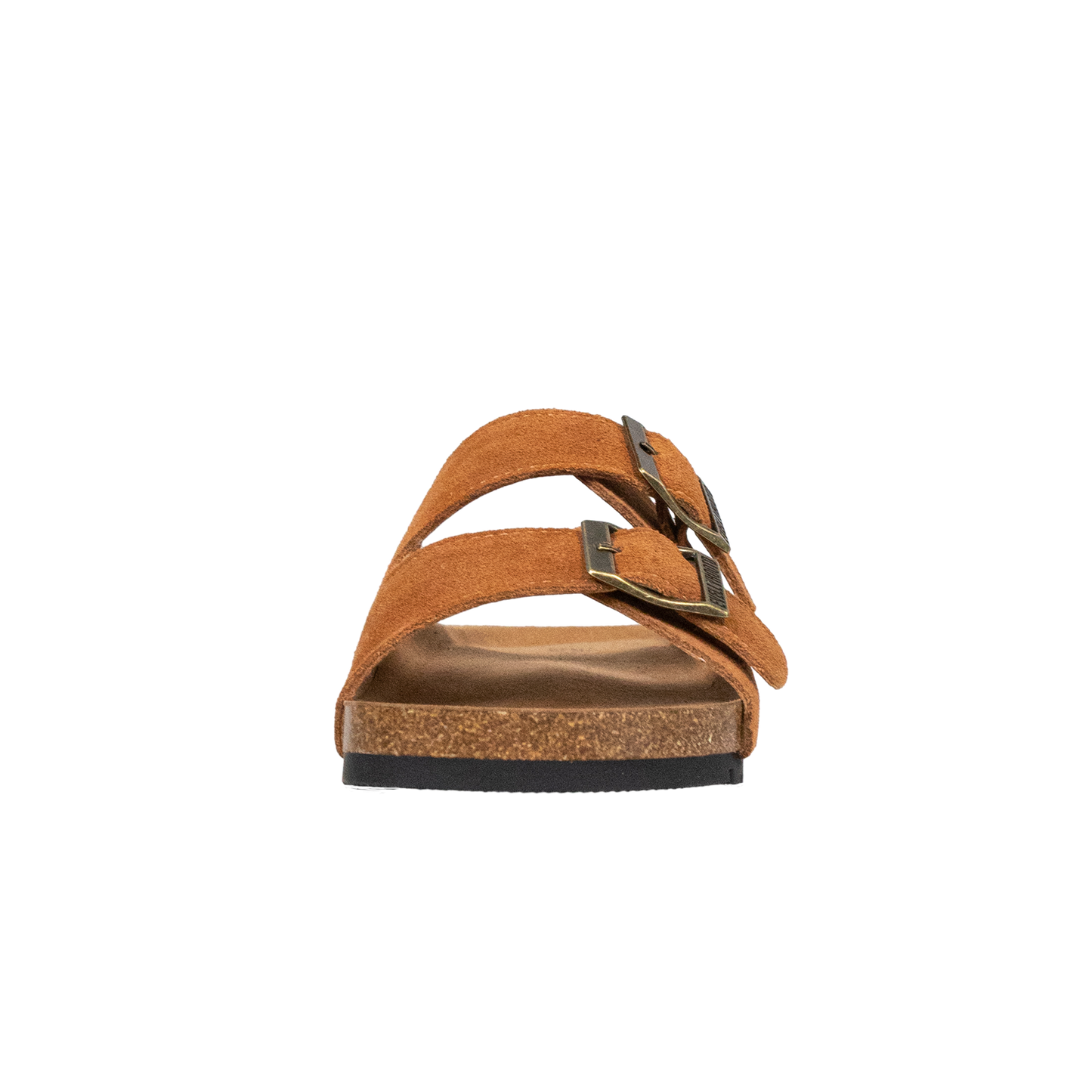 8333 Open Toe Suede Dual Buckle Sandals
