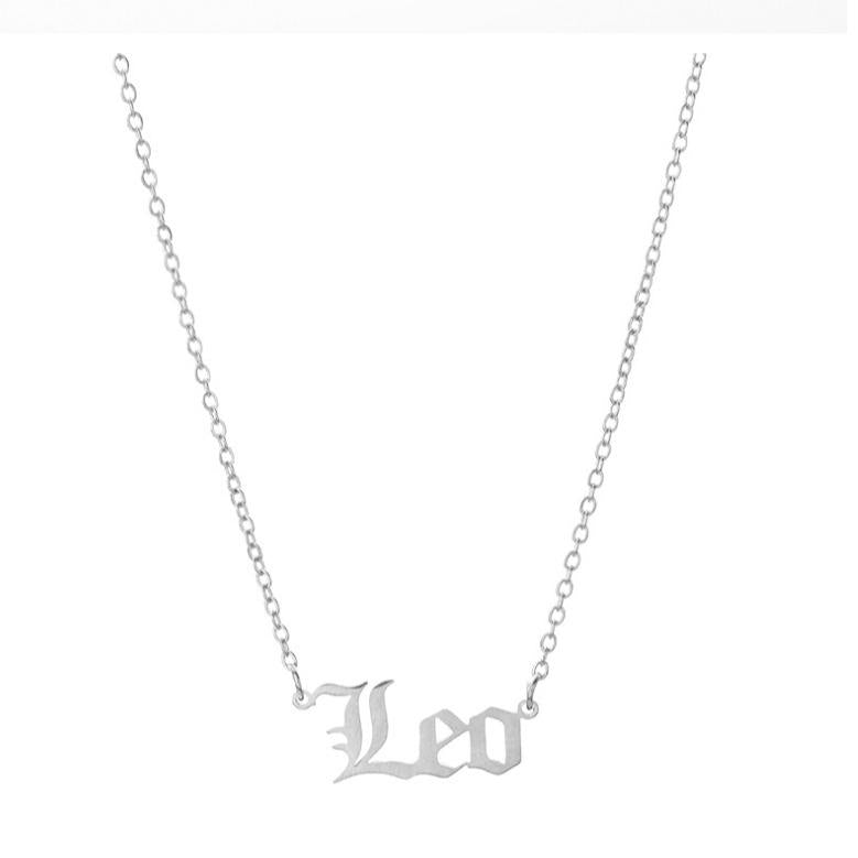 Zodiac Signs Necklace Alloy Electroplating Necklace Jewelry