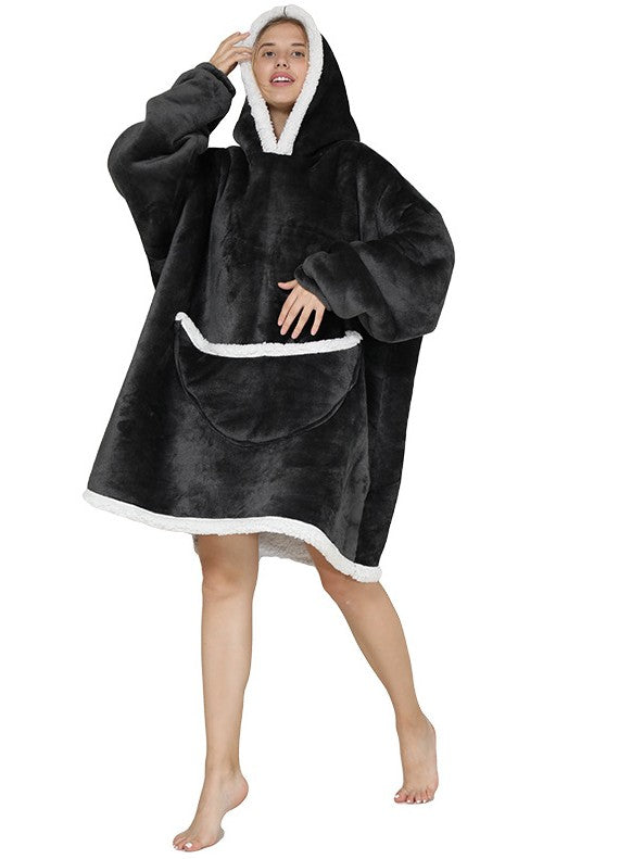 Winter Warm Hoodie Blanket Oversized Pajamas Unisex Oversized Giant