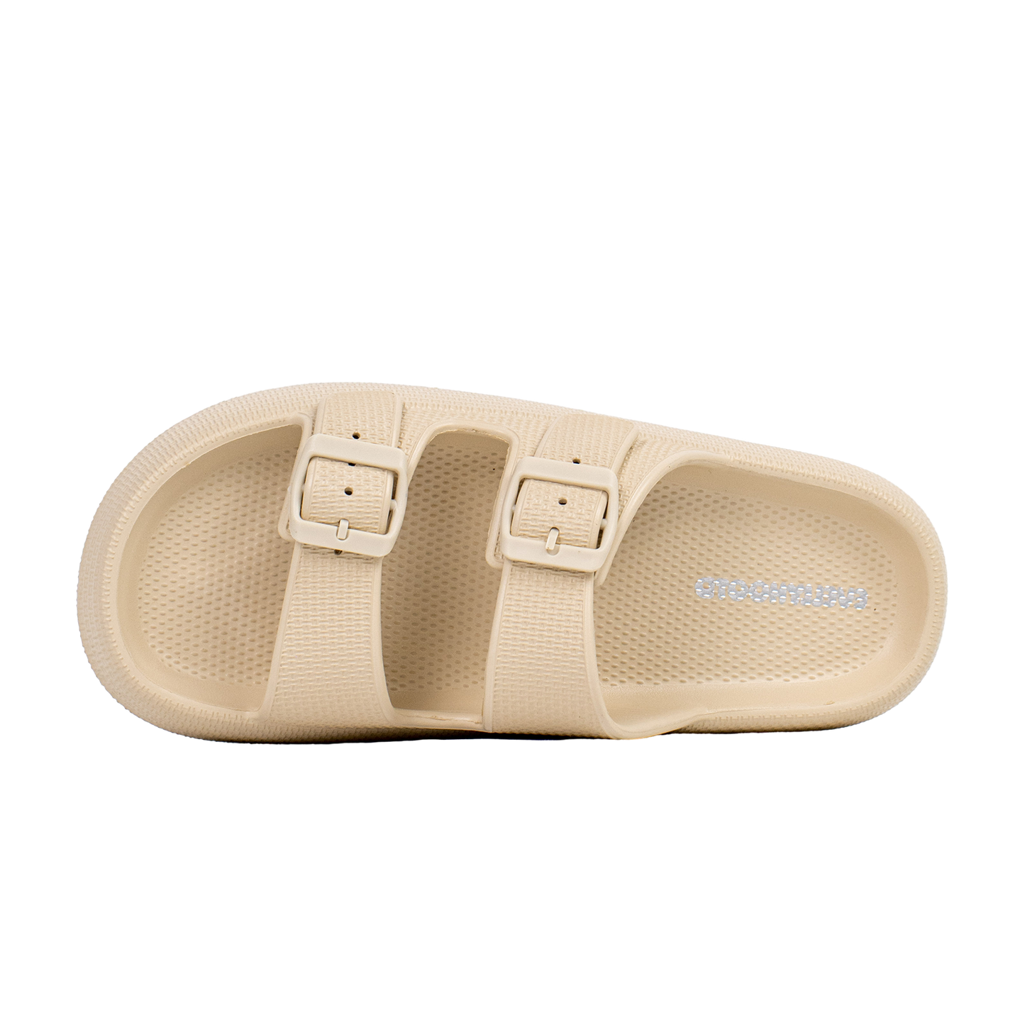 Upton | EVA Double Buckle Strap Adjustable Cloud Slides Non-slip Beach Slippers - By EVELLYHOOTD