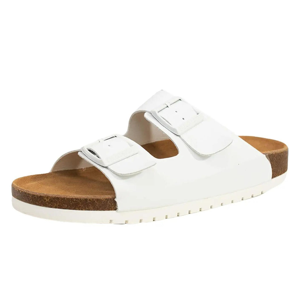 Sandalias de corcho con doble hebilla 2501