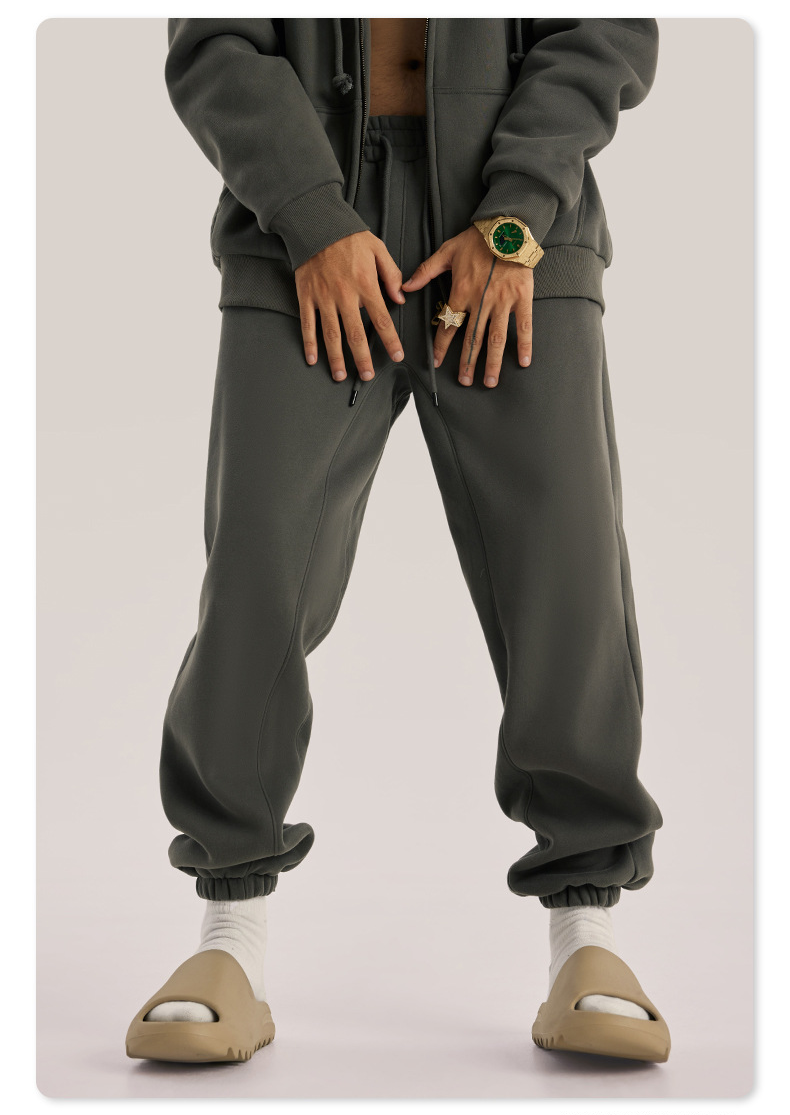 345 GSM Cuffed-Leg Fleece Comfort Sweatpants