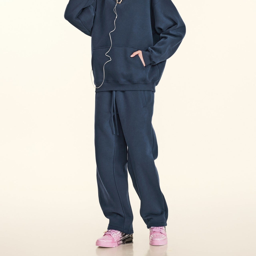 600GSM gerade Fleece-Jogginghose