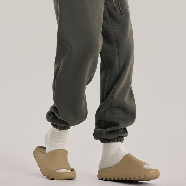 600GSM Fleece-Jogginghose mit Bündchen