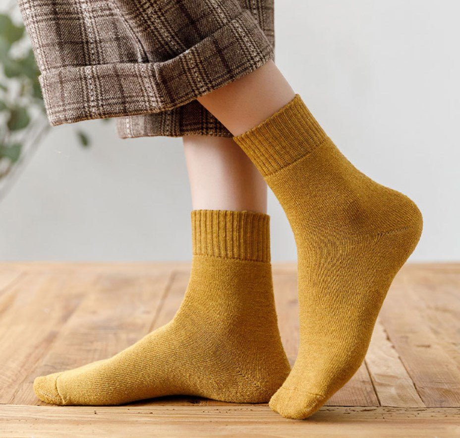 Calcetines de punto de algodón Terry - Talla única