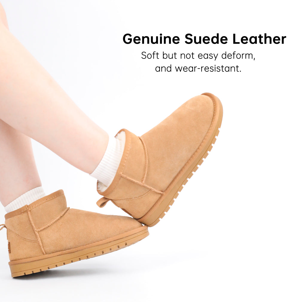 Classic Ankle A | Flat Padded Ankle Snow Boots Winter Warmer