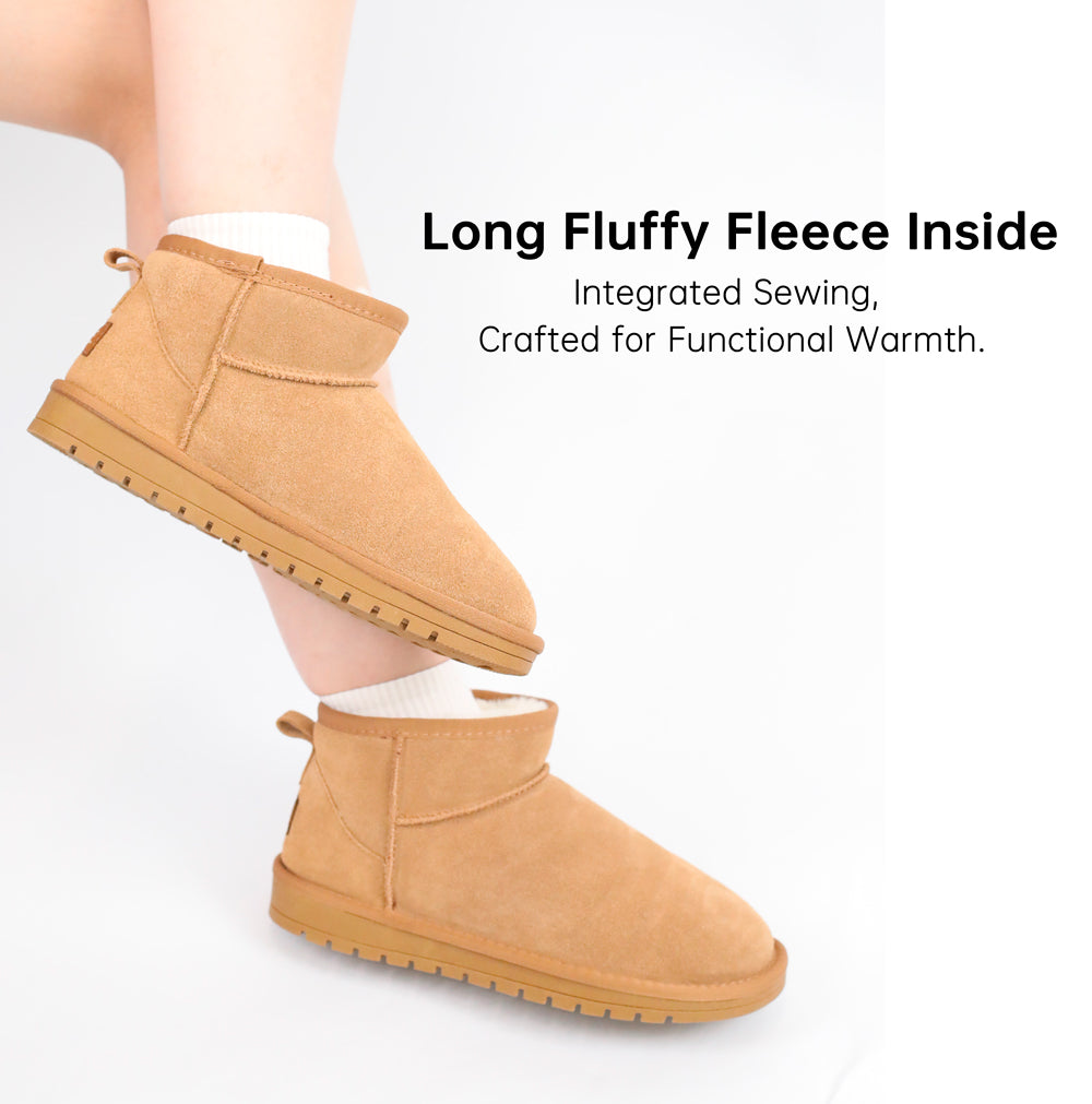 Classic Ankle A | Flat Padded Ankle Snow Boots Winter Warmer