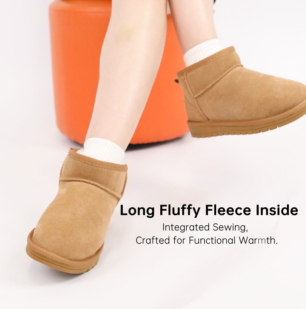 Classic Ankle A | Flat Padded Ankle Snow Boots Winter Warmer