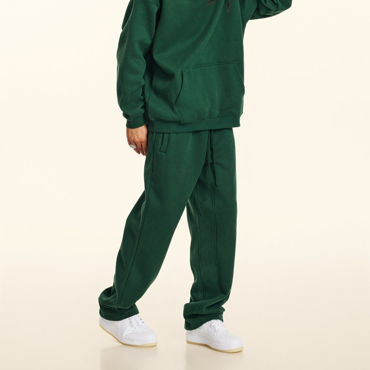 600GSM gerade Fleece-Jogginghose