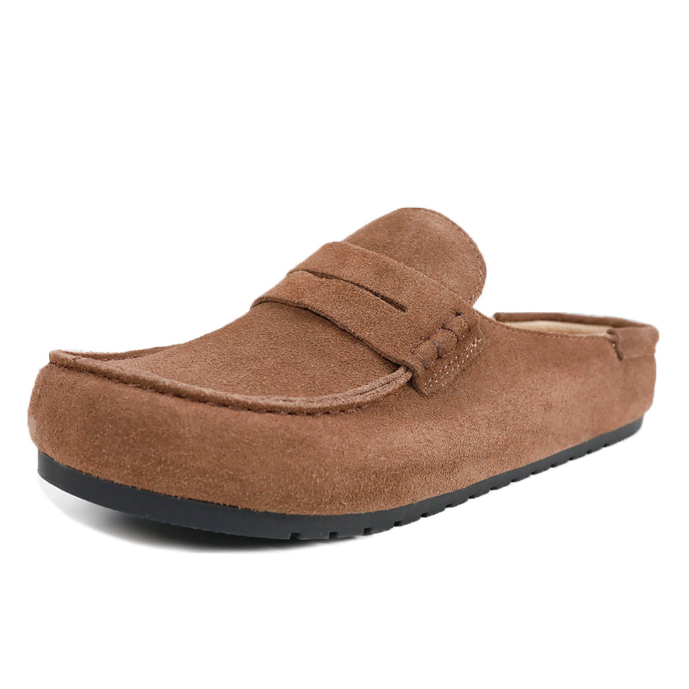 8559 Lofel | Genuine Suede Loafer Mules