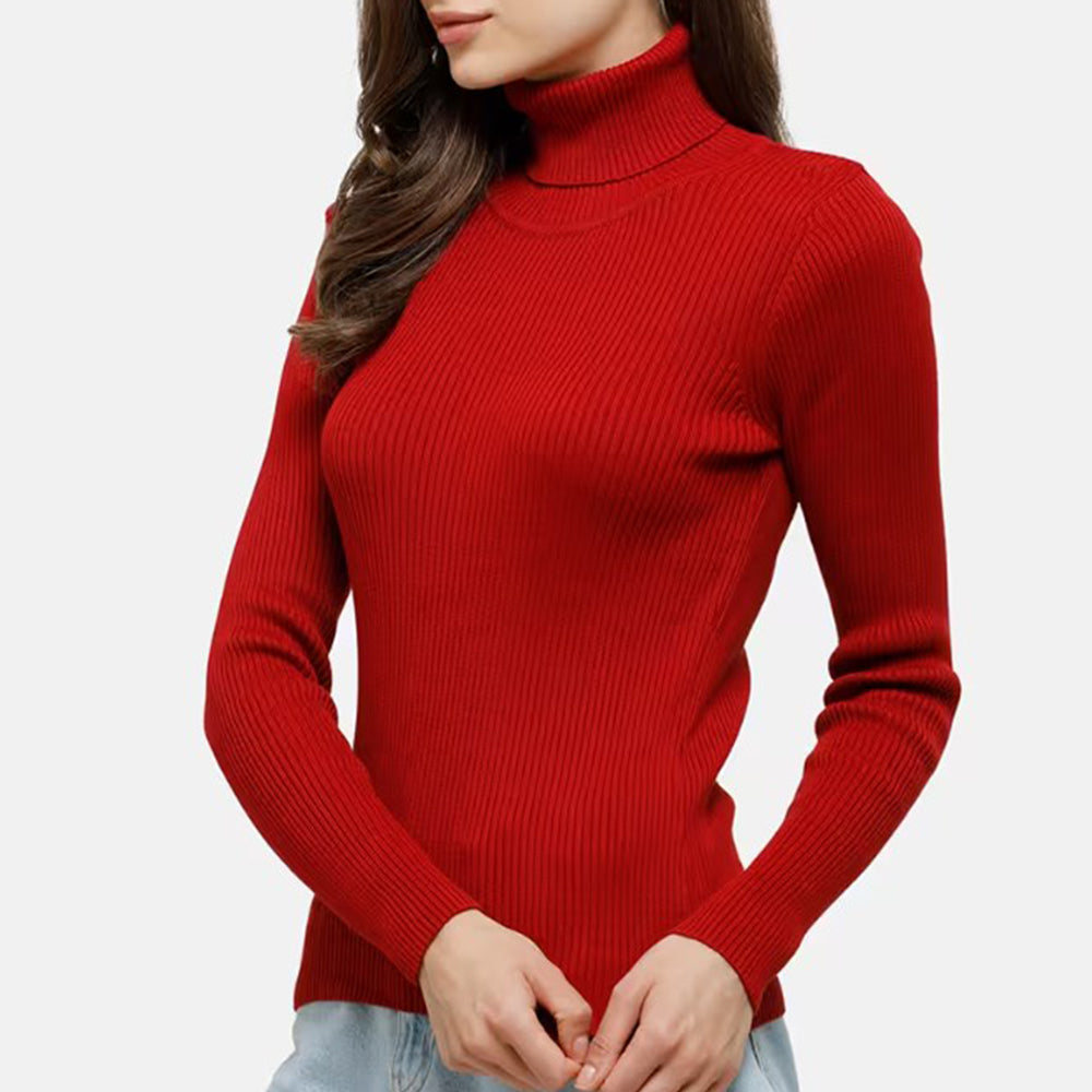 Soft Comfy Turtleneck Knitted Bottoming Sweater | Fit UK6-20