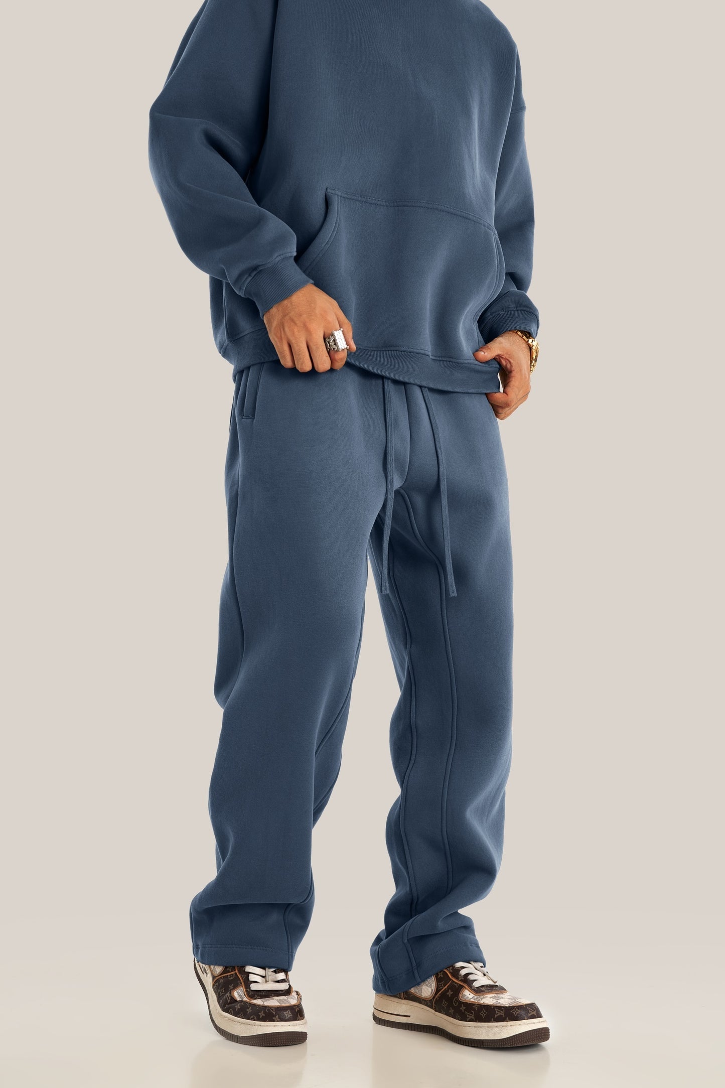 600GSM Straight Fleece Sweatpants