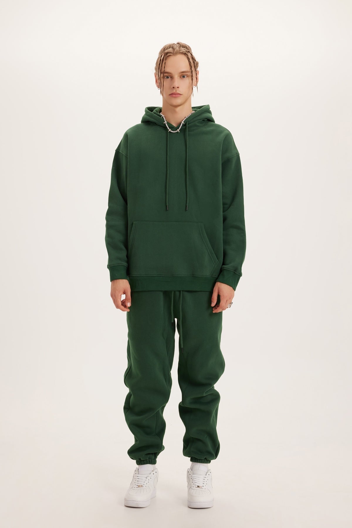 600GSM Fleece-Jogginghose mit Bündchen