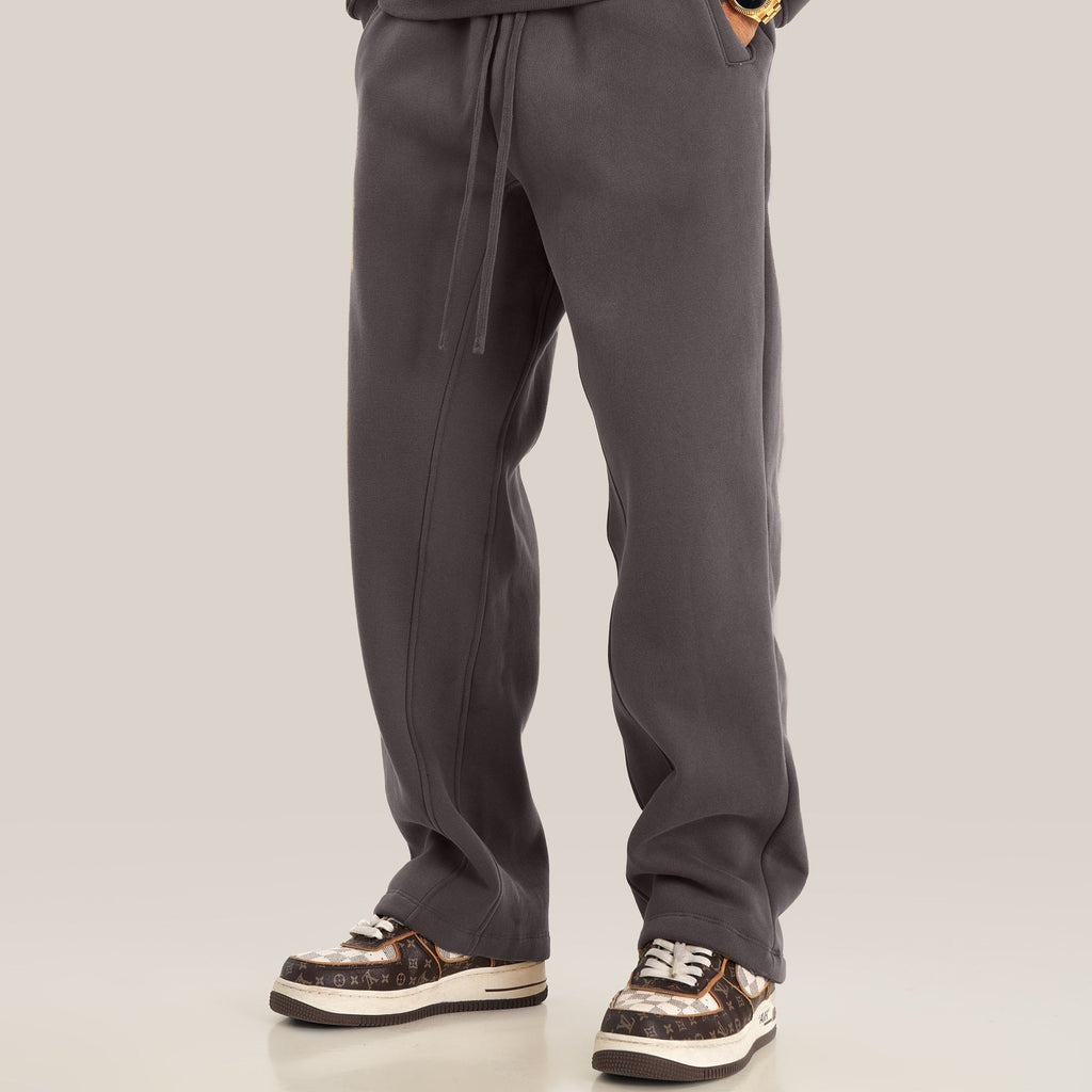 600GSM gerade Fleece-Jogginghose