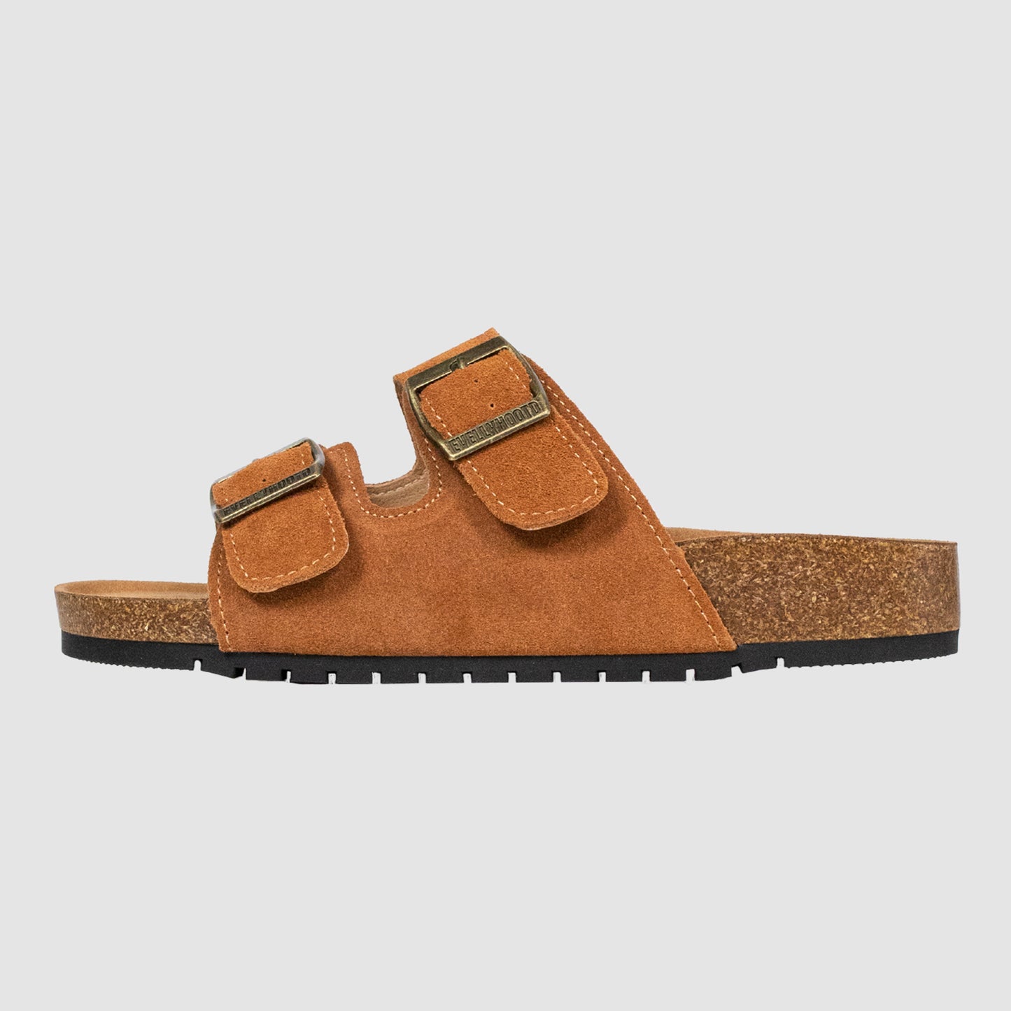 Bennett | Open Toe Suede Double Buckle Sandals - By EVELLYHOOTD