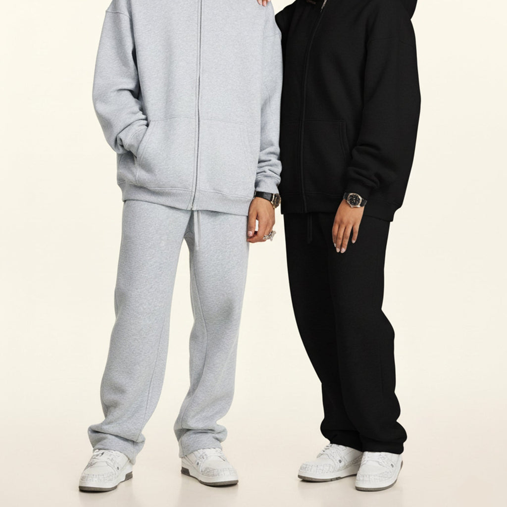 600GSM gerade Fleece-Jogginghose