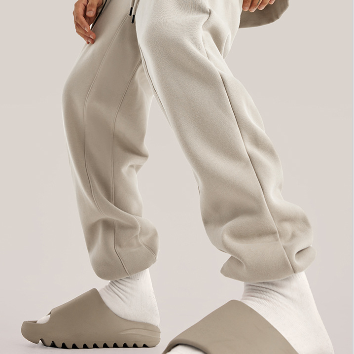 600GSM Fleece-Jogginghose mit Bündchen