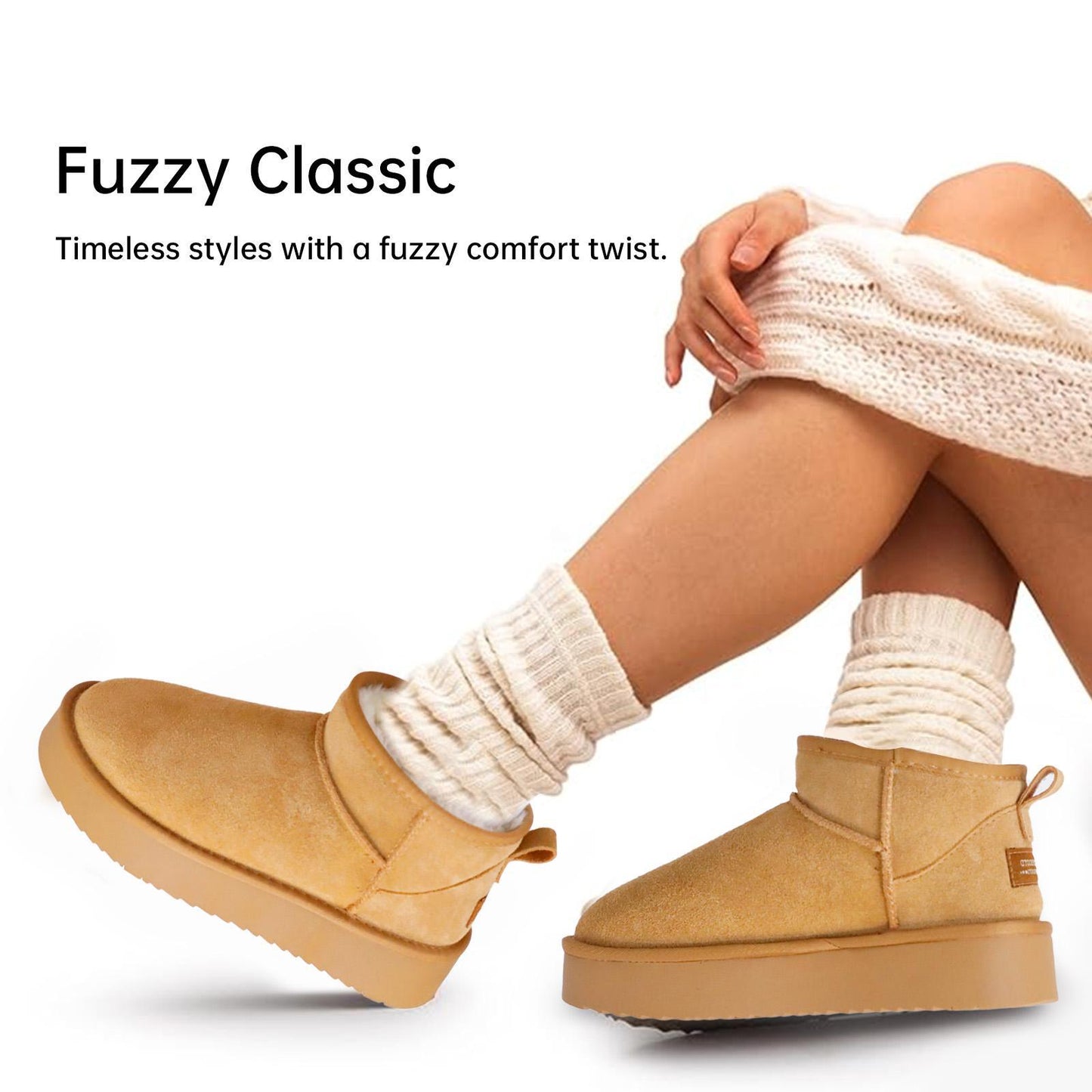 2422 Platform Classic Ankle Snow Boots