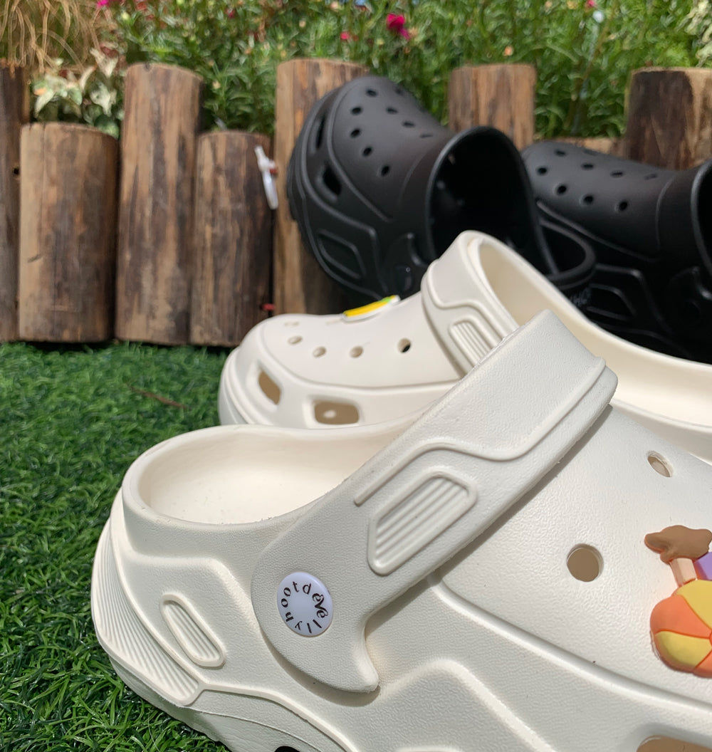 Tyler | Platform Cloud Slides Beach Garden Clogs - By EVELLYHOOTD