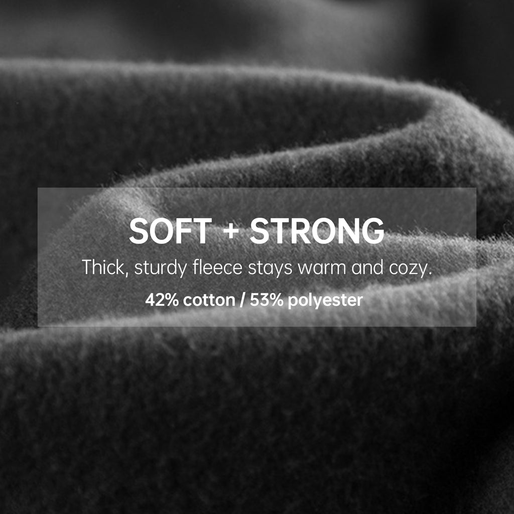 600GSM Fleece-Jogginghose mit Bündchen