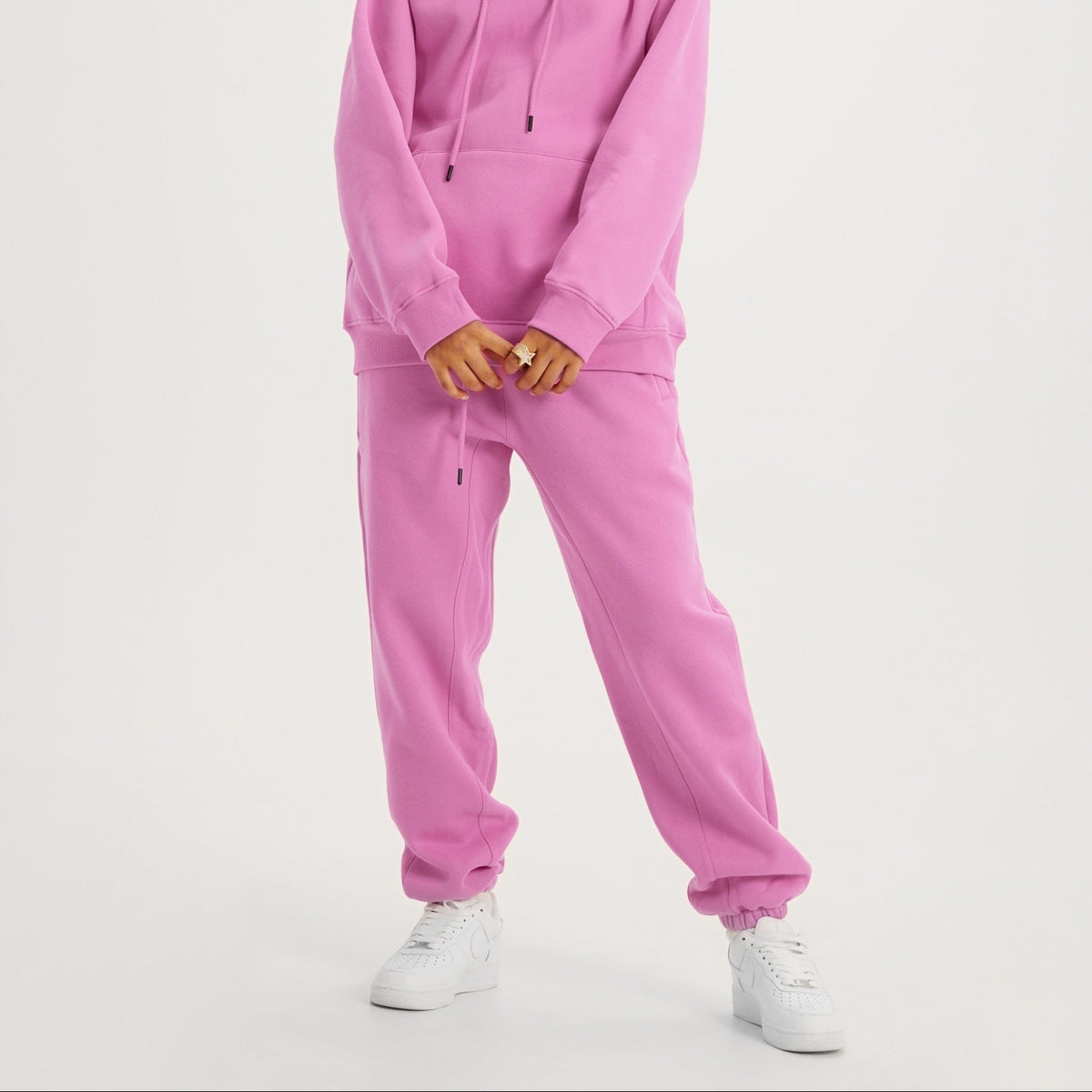600GSM Fleece-Jogginghose mit Bündchen