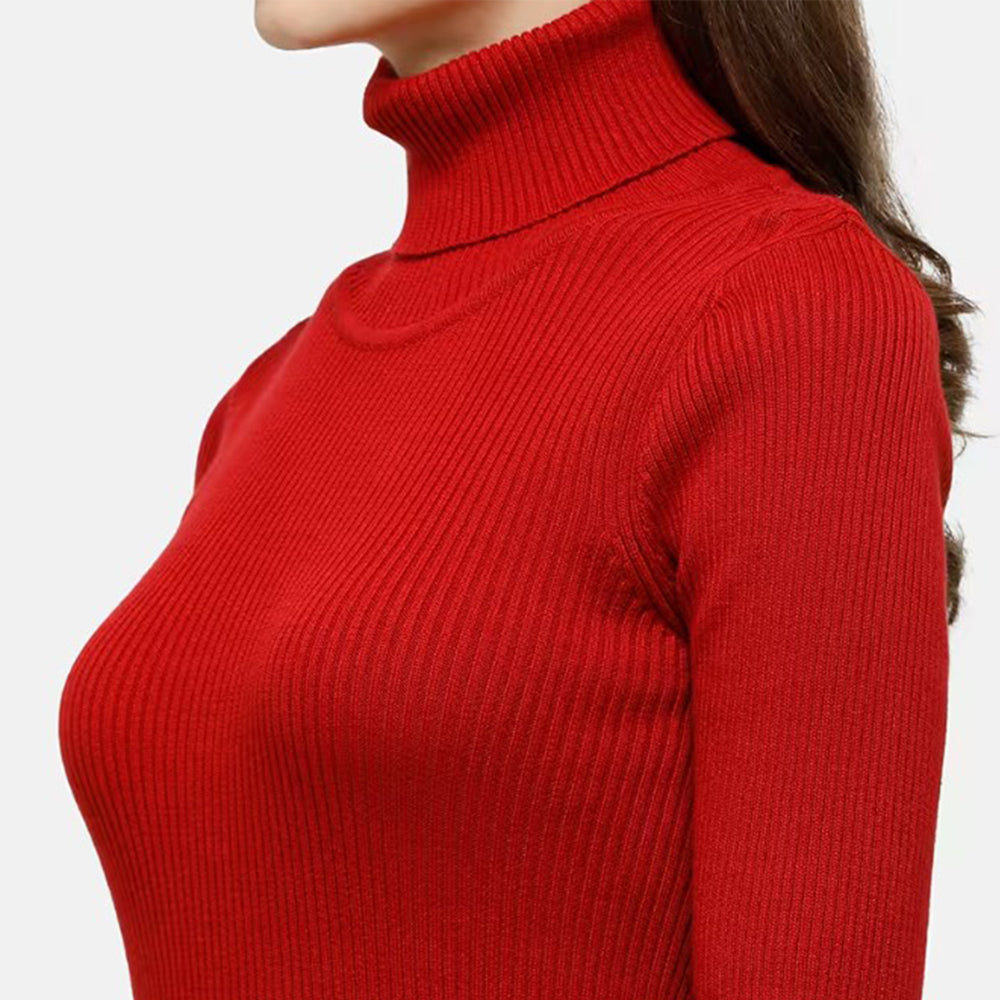 Soft Comfy Turtleneck Knitted Bottoming Sweater | Fit UK6-20