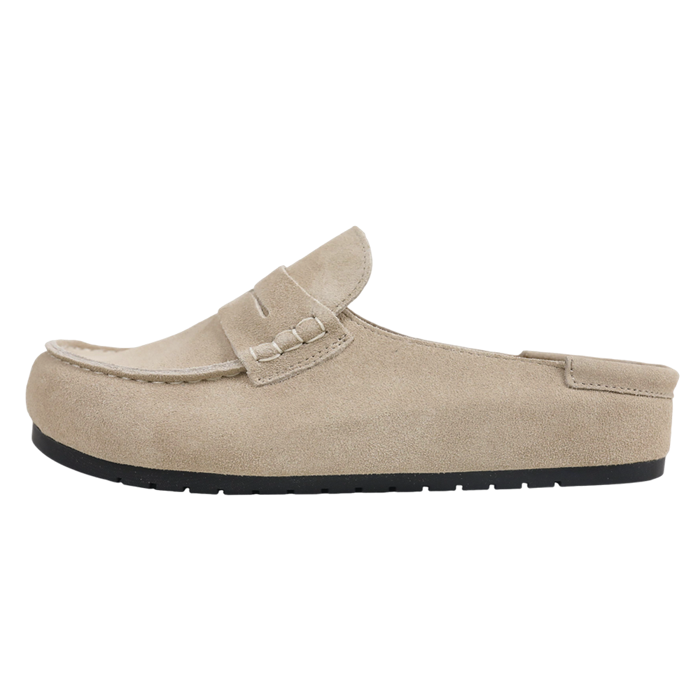 8559 Lofel | Genuine Suede Loafer Mules