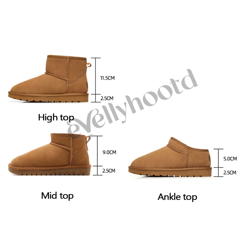 【Ship from CN】Classic Ankle A | Flat Padded Ankle Snow Boots Winter Warmer - By EVELLYHOOTD
