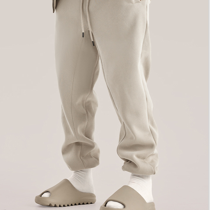 600GSM Fleece-Jogginghose mit Bündchen
